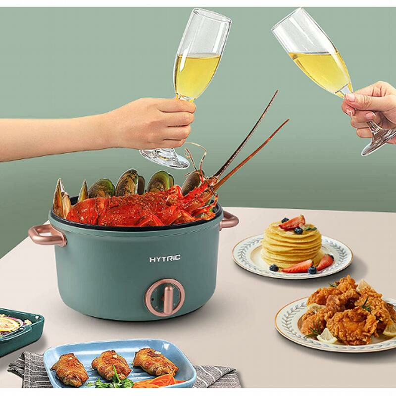 電気鍋 2.5L ポータブル 両手鍋 Hytric Electric Hot Pot, 2.5L