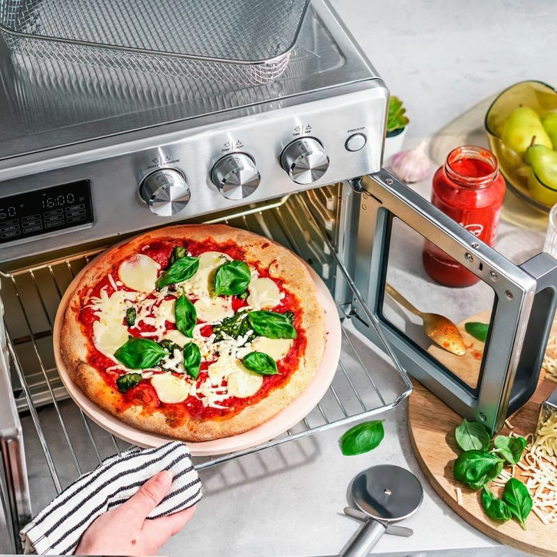 トースターオーブンロテッサリーピザエクストララージアオボシステンレス庫内幅42cmAobosiConvectionToasterOvenElectricRotisserieOvenPizzaOvenFrenchSingleDoorPullBake/Toast/Roast/Heat47QT/45LExtraLargeStainlessSteel