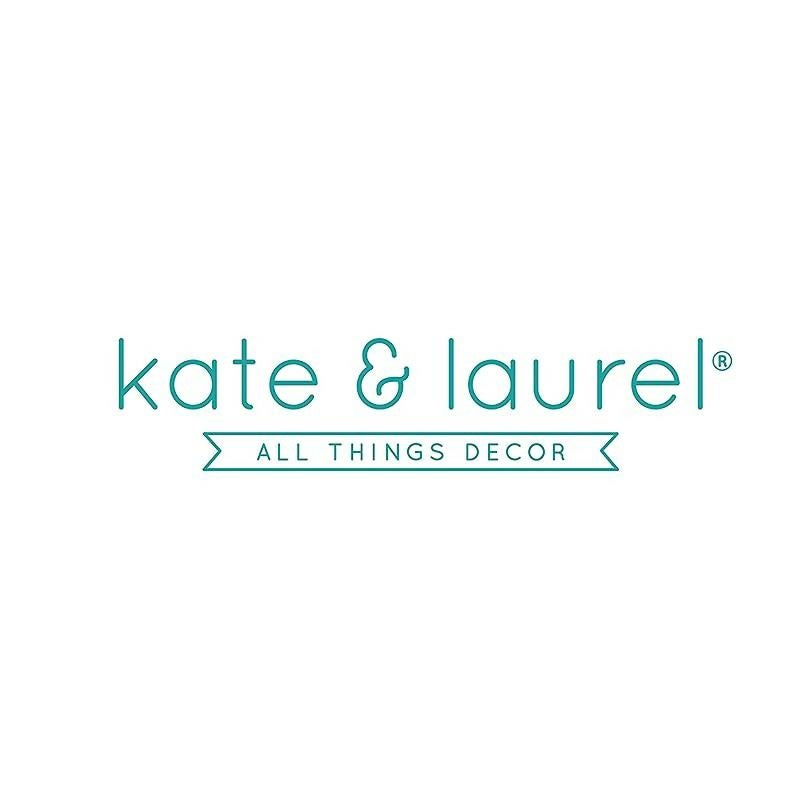 ディスプレートレイおしゃれ装飾トレー取手付長方形白KateandLaurelLiptonModernRoundTray,WhiteandGold