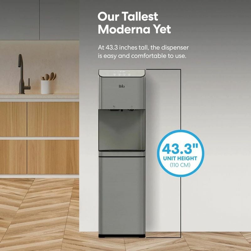 製氷機付 ウォーターサーバー アイス&お湯 ディスペンサー ボトル 下
