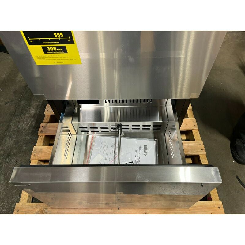 冷凍庫引き出し式2段105L屋外対応ビルトイン可ステンレス自動霜取SummitADFD24324InchCommercialDrawerFreezerwith3.7cu.ft.Capacity,StainlessSteelDrawers家電【代引不可】