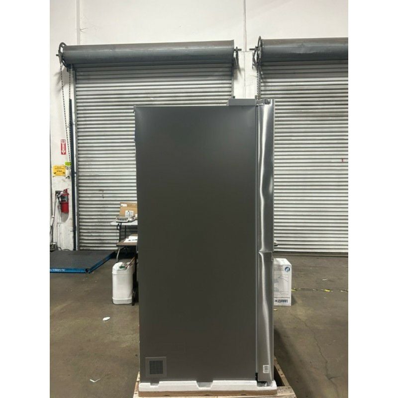 796 ガラストップ 冷蔵庫 大型 ファミリー向け 右開き 自動製氷機 保証付 ビルトイン 冷蔵庫 冷凍庫 640L ステンレス ガラスドア 引き出し 製氷
