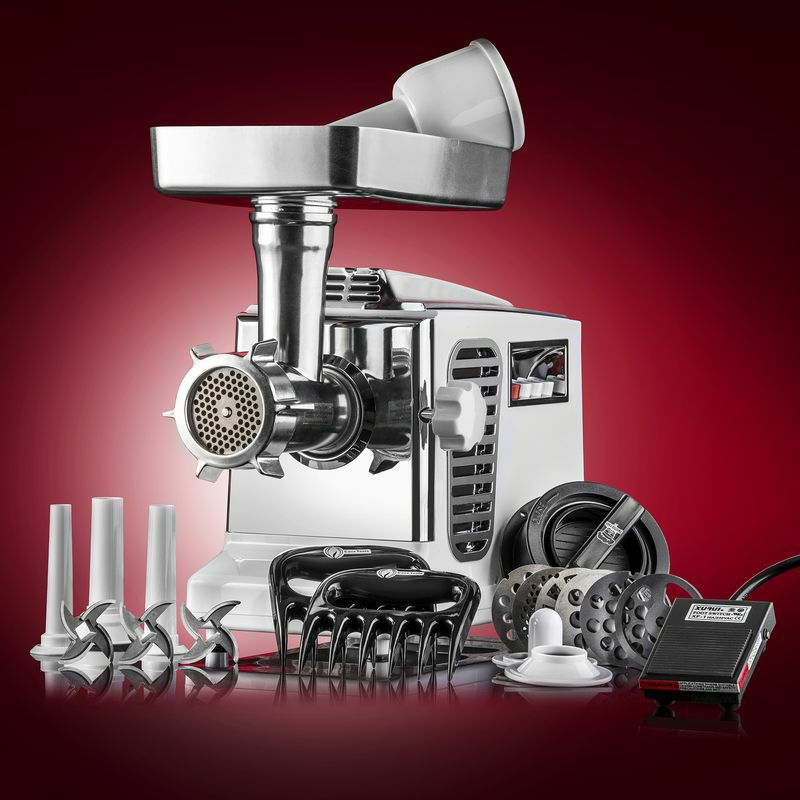ミートグラインダー 業務品質 電動挽肉機 ミンチ 1馬力 Avantco MG12
