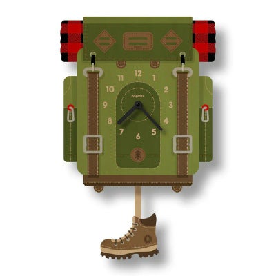 ウォールクロックアボカドクォーツアクリルマット仕上げ振り子時計壁掛けアメリカ製モダンムースModernMooseavocadopendulumclock