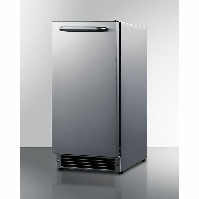 製氷機 1日11kg 屋外対応 排水不要 ビルトイン可 幅38cm ステンレス