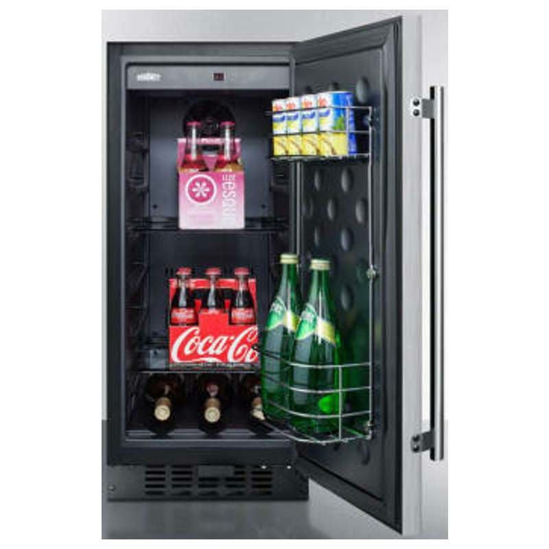 【自社のみ】製氷機1日10kgビルトイン可アイスメーカー排水不要リバーシブルドア保存保冷MarvelMLCR215SS01B15InchBuilt-InCrescentIceMakerwith25Lbsl家電【代引不可】