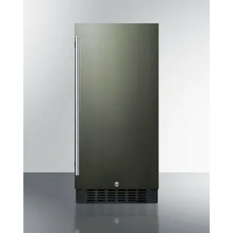 サミット冷蔵庫85Lビルトイン可ステンレス自動霜取SummitFF1532BKS15InchUndercounterAllRefrigerator家電【代引不可】