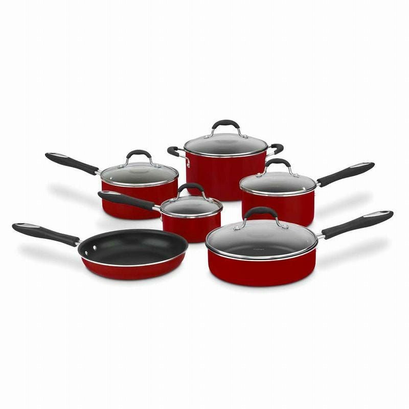 クイジナート フライパン 鍋 11点セット 黒 Cuisinart 55-11 Advantage