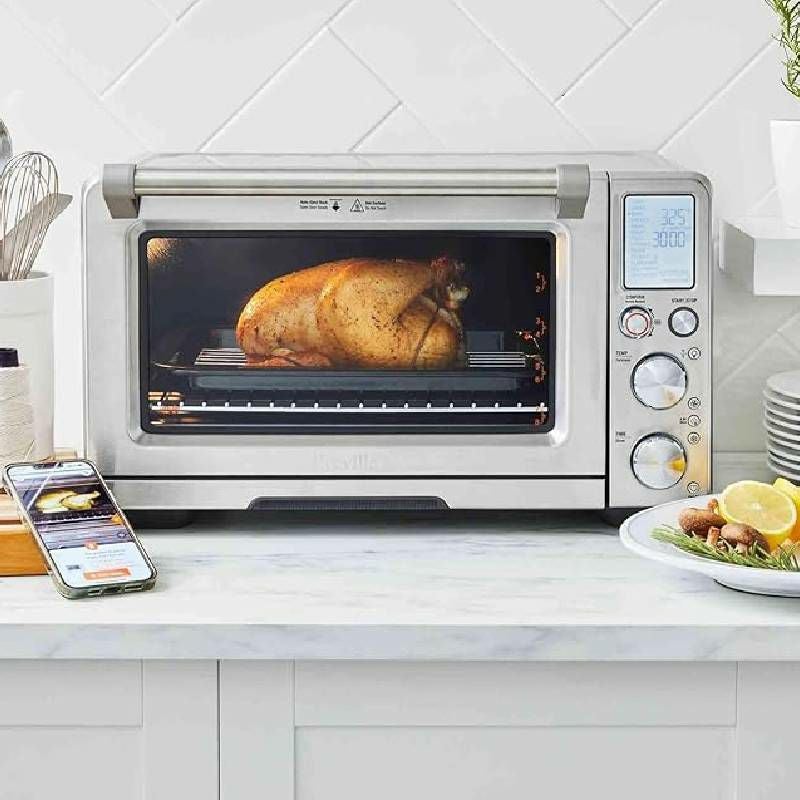 Breville トースターオーブン駐在員必見❗️ 楽天市場値段参照 電子レンジ オーブン 自動 メニュー13種 ブレビル アプリ Breville the