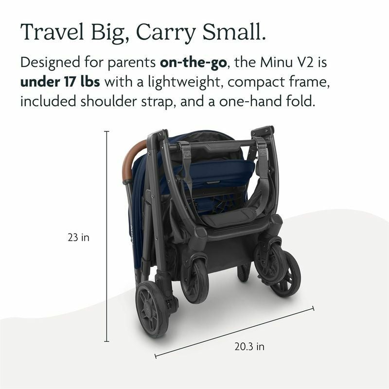ベビーカー 軽量 3か月から 23kgまで UPPAbaby Minu V2 Travel