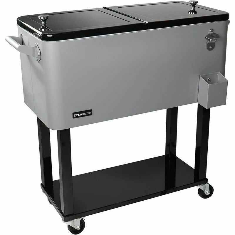 コカコーラ カート型 クーラーボックス 76L キャスター 栓抜き トレー