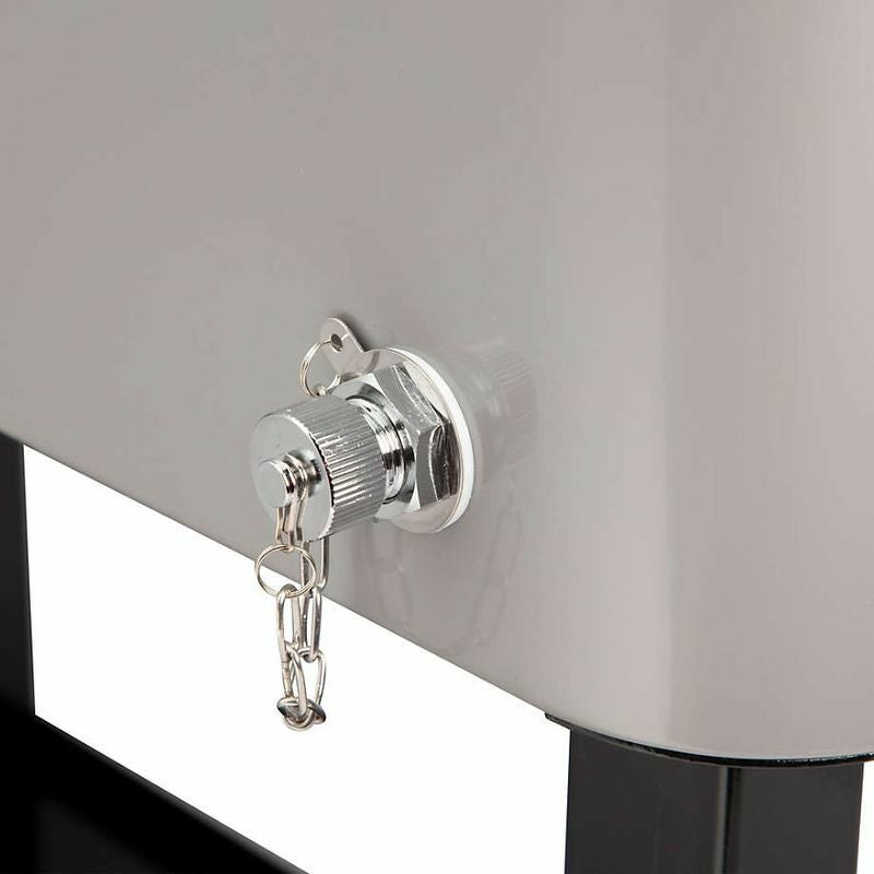 コカコーラカート型クーラーボックス76Lキャスター栓抜きトレー付レッドレトロLEIGHCOUNTRYCoca-ColaEmbossed"ICECOLD"80qt.CoolerwithTrayCP98126