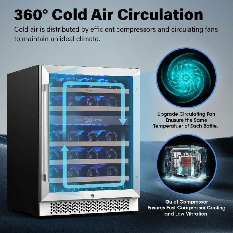 冷蔵庫ワインセラービルトインアンダーカウンター130Lステンレス24InchBuilt-InWine/BeverageCenterALFD24WBV