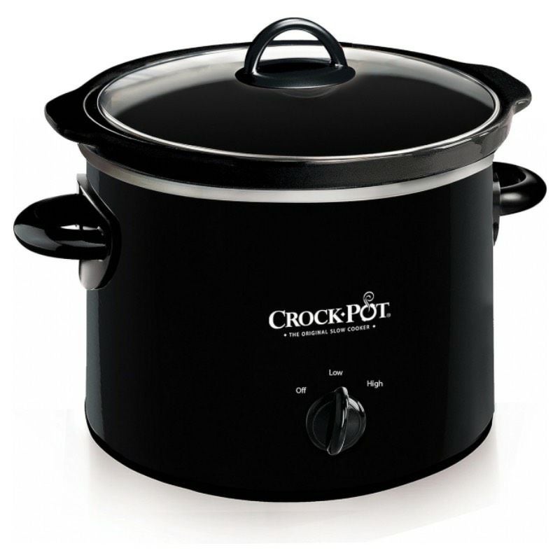 スロークッカー2.8Lクロックポットグルメ鍋ラウンド型丸型Crock-PotSCR300-SS3-QuartManualSlowCooker,Silver家電