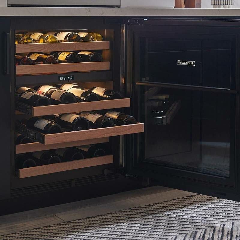 サブゼロワインクーラー冷蔵庫幅61cmビルトイン42ボトルSub-ZeroDEU2450W家電【代引不可】