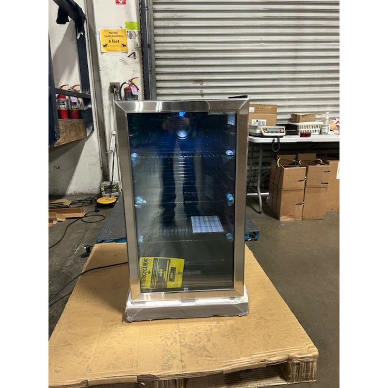 冷蔵庫ビルトイン最大177缶ビバレッジクーラーガラスドアステンレスニューエアーNewAirBuilt-InBeverageCoolerandRefrigerator,StainlessSteelMiniFridgewithGlassDoor,177CanCapacity,ABR-1770家電