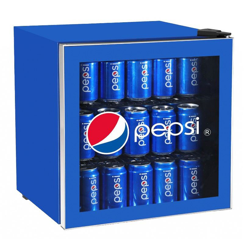 ペプシ　コーラ　Pepsi 冷蔵庫 透明ドア 3段棚付き ペプシ コーラ Pepsi 冷蔵庫 透明ドア 3段棚付き 【公式通販】