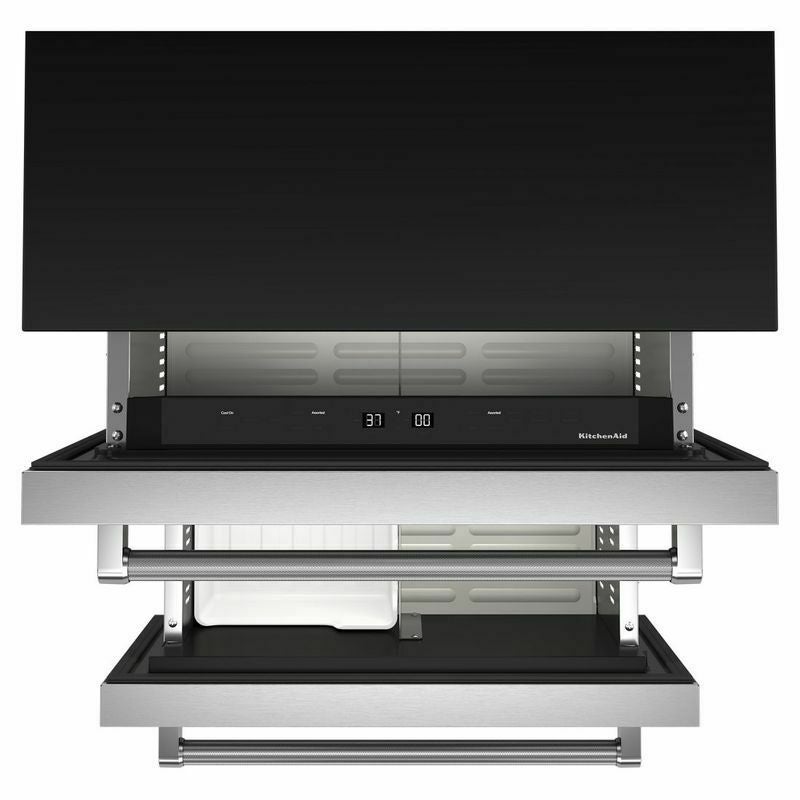 冷蔵庫冷凍庫ビルトインアンダーカウンター133L引き出し式キッチンエイドKitchenAid4.7cu.ft.DoubleDrawerRefrigeratorFreezerinStainlessSteel,CounterDepth