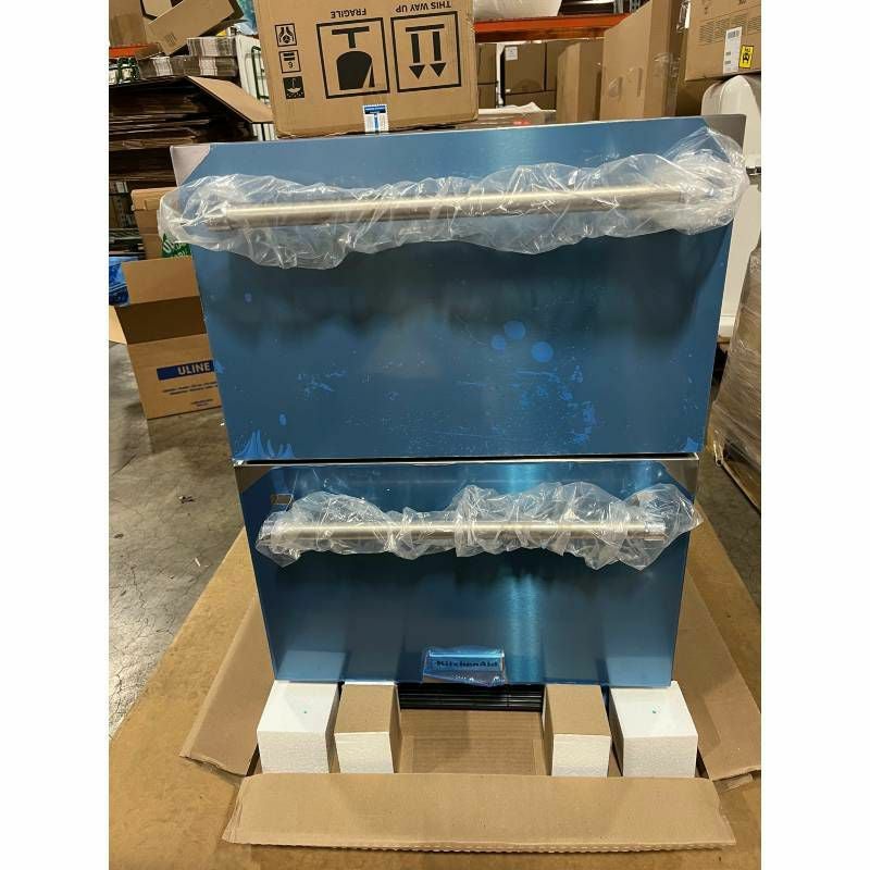 冷蔵庫冷凍庫ビルトインアンダーカウンター133Lステンレス幅60cm引き出し式自動製氷機キッチンエイドKitchenAid4.7cu.ft.DoubleDrawerRefrigeratorFreezerinStainlessSteel,CounterDepthKUDF204KSB家電