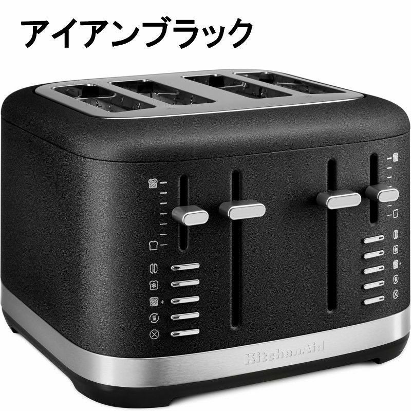 キッチンエイドポップアップトースター4枚焼ワイドスロットKitchenAid4SliceToaster,KMT4109家電