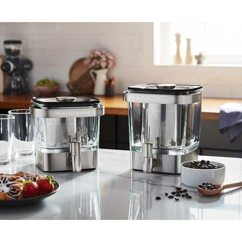キッチンエイドコーヒーメーカーコールドブリューKitchenAidKCM5912SXColdBrewCoffeeMaker38OunceBrushedStainlessSteel