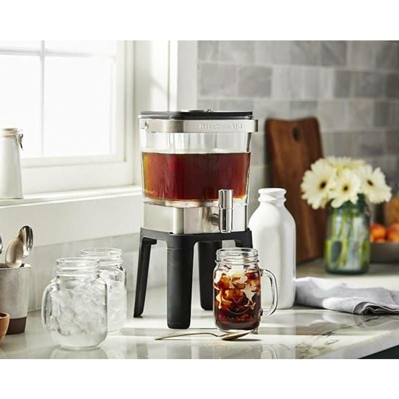 キッチンエイドコーヒーメーカーコールドブリューKitchenAidKCM5912SXColdBrewCoffeeMaker38OunceBrushedStainlessSteel