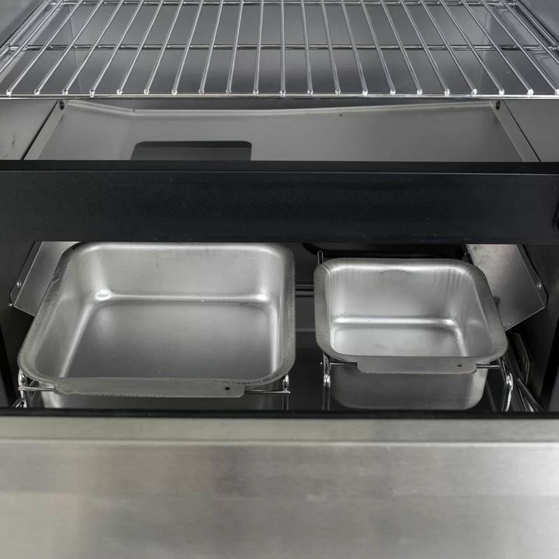 燻製機本格スモーカー温度計付燻製器Dyna-GloDGO1176BDC-DCharcoalOffsetSmoker