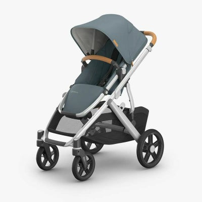 ベビーカー軽量3か月から23kgまでUPPAbabyMINUStroller-DEVIN(lightgrey/silver/chestnutleather)