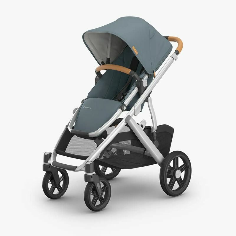 ベビーカー軽量3か月から23kgまでUPPAbabyMINUStroller-DEVIN(lightgrey/silver/chestnutleather)