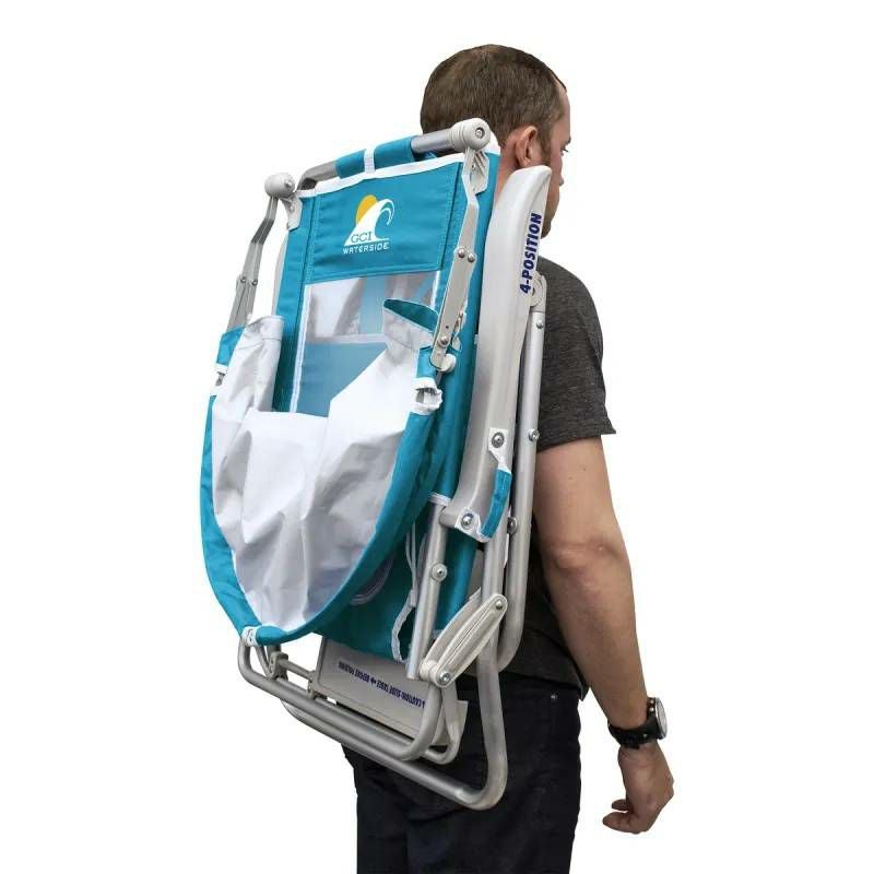 折りたたみ椅子日よけ付リクライニングサンシェードチェアーアウトドアキャンプ海GCIOutdoorBIGSURF?WITHSUNSHADE