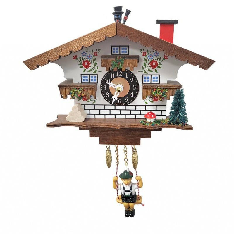 壁掛け時計 ドイツ製 からくり時計風 ウォールクロック Chalet Clock