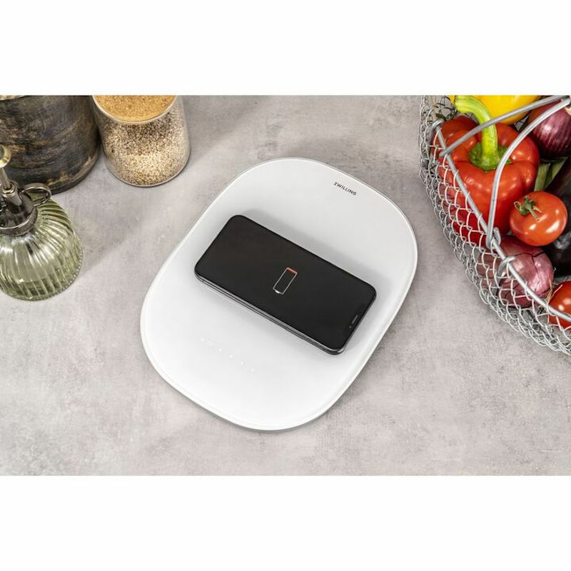 デジタル キッチンスケール スマホ充電 充電式 ワイヤレス