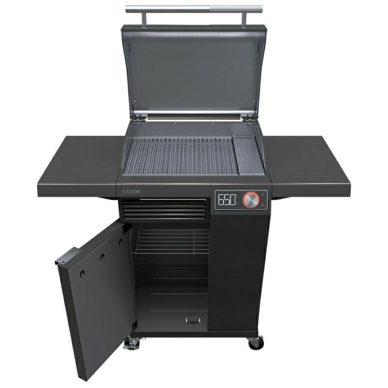 大型チャコールグリルオフセットスモーカー炭焼燻製バーベキューDyna-GloSignatureSeriesBarrelCharcoalGrillandOffsetSmokerDGSS730CBO-D-KIT