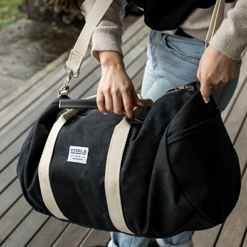 ボストンバッグ ワックス キャンバス アメリカ製 Steele Canvas Waxed