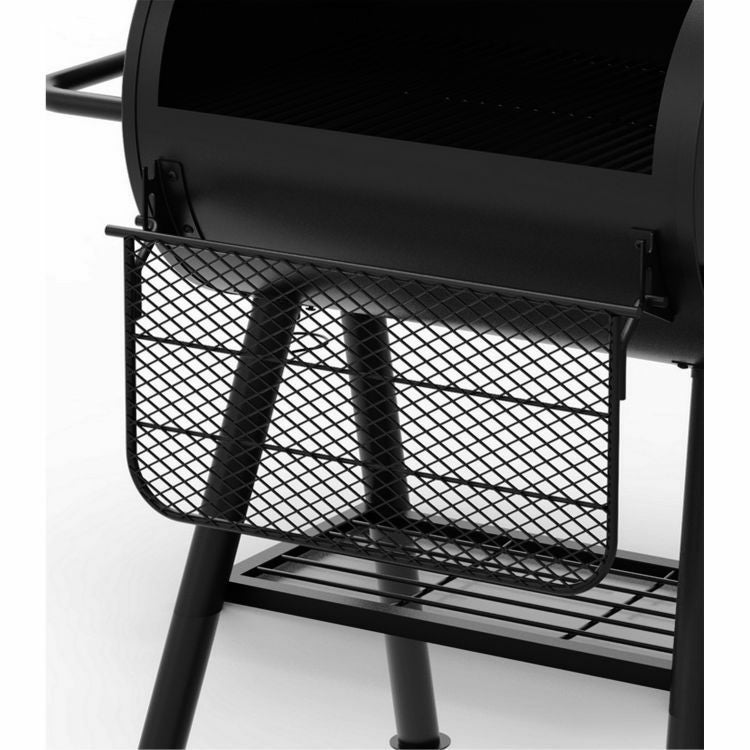 大型チャコールグリルオフセットスモーカー炭焼燻製バーベキューDyna-GloSignatureSeriesBarrelCharcoalGrillandOffsetSmokerDGSS730CBO-D-KIT