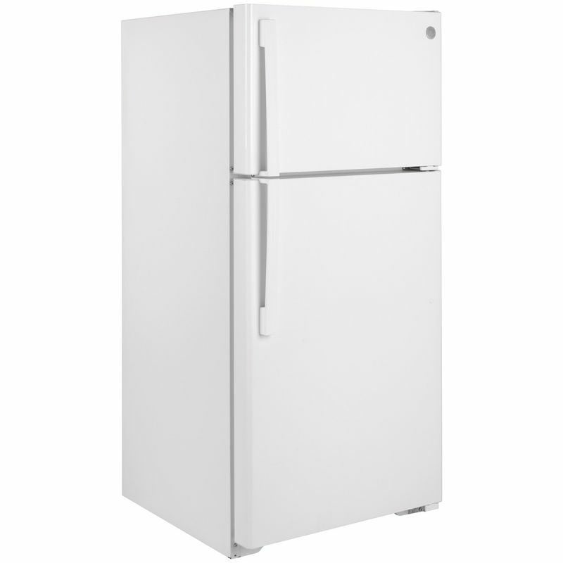 GE 冷蔵庫 冷凍庫 442L 幅71cm LED照明 自動霜取 ホワイト 白 GE 15.6