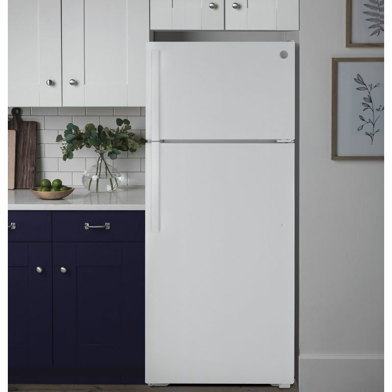 GE 冷蔵庫 冷凍庫 442L 幅71cm LED照明 自動霜取 ホワイト 白 GE 15.6