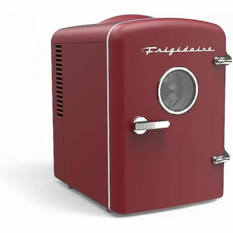 ミニ保冷庫4L6缶車載可持ち運びポータブルコンパクトレトロフリッジデールFrigidaire3cu.ft.6-CanRetroMiniFridge家電