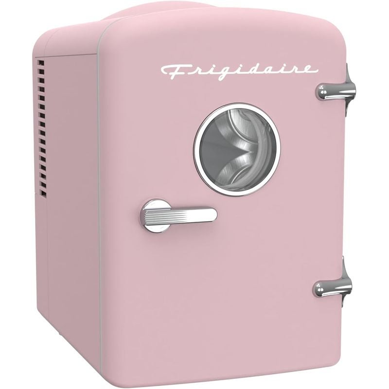 Frigidaire ミニ冷蔵庫 4L 6缶 レトロ ポータブル 保冷温庫 車載対応