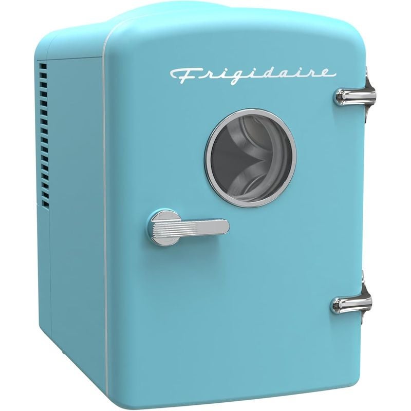 Frigidaire ミニ冷蔵庫 4L 6缶 レトロ ポータブル 保冷温庫 車載対応