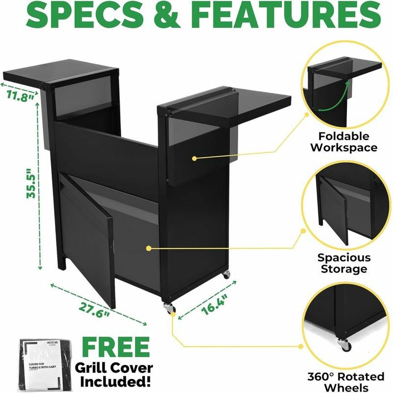大型チャコールグリルオフセットスモーカー炭焼燻製バーベキューDyna-GloSignatureSeriesBarrelCharcoalGrillandOffsetSmokerDGSS730CBO-D-KIT