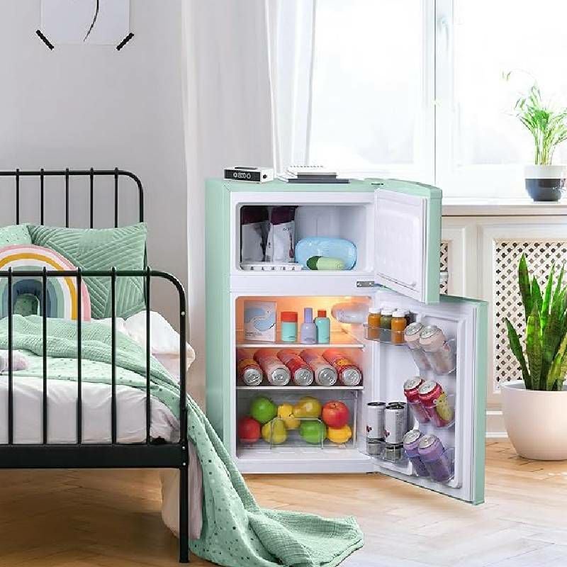 冷蔵庫 冷凍庫 ミニ 88L 2ドア レトロ West Bend Mini Fridge with