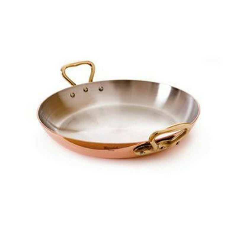 ラウンドパン16cm銅1.5mm厚2層ムビエルフランスMauviel6727.16M150BRoundpan