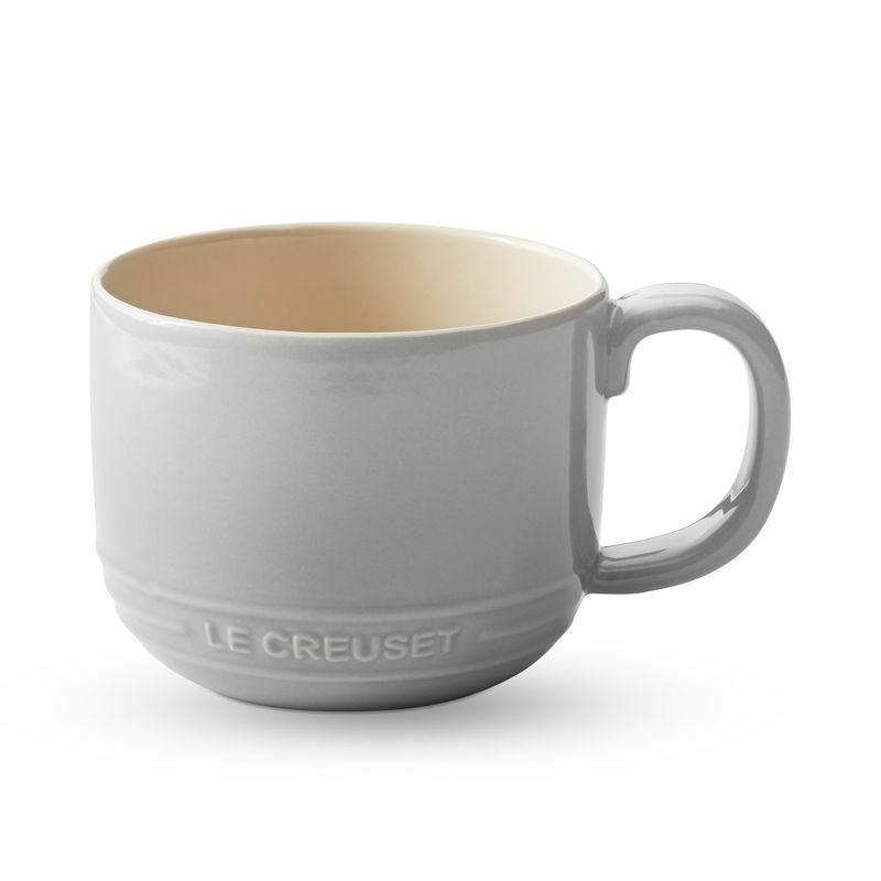 ルクルーゼビストロマグ414mlホワイト2個セットLeCreusetStonewareBistroMug,14oz,White