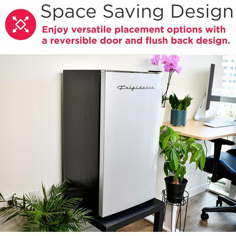 冷蔵庫冷凍庫ミニ90Lフリッジデール1ドアステンレスFrigidaireEFR3233.2cuftCompactFridge家電