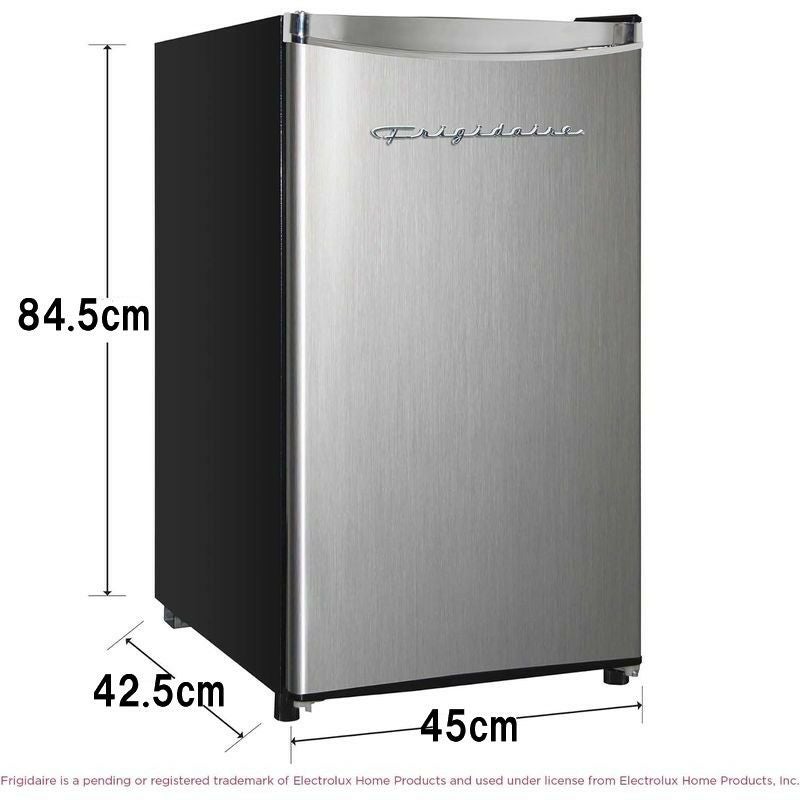 冷蔵庫冷凍庫ミニ90Lフリッジデール1ドアステンレスFrigidaireEFR3233.2cuftCompactFridge家電