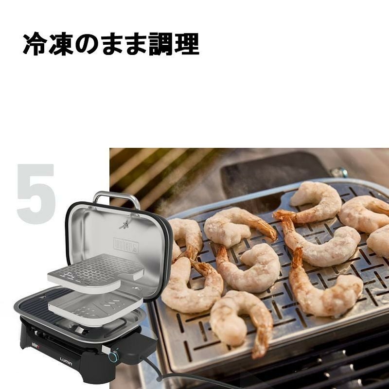 ウェーバー 電気グリル Weber Lumin Electric Grill 92010901 燻製