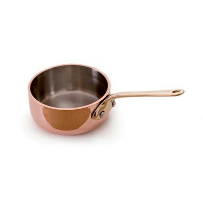 ソテーパン7cm100ml銅1.5mm厚2層ムビエルフランスMauviel6511.07M'MiniSautepan