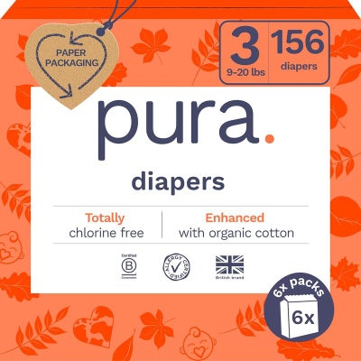 オムツ5-8kg向け敏感肌用31枚プリントセブンスジェネレーション2個セットSeventhGenerationBabyDiapers,Size2,31countforSensitiveSkin