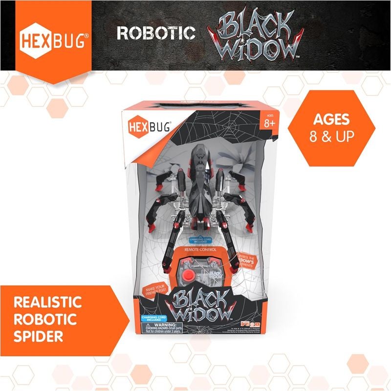ヘックスバグ スパイダー 蜘蛛 ロボット おもちゃ HEXBUG Black Widow